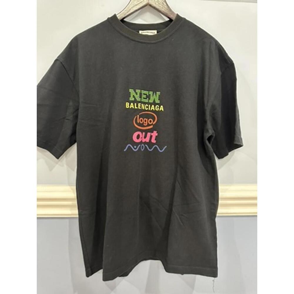 Balenciaga new logo short sleeved shirt